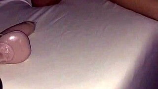 Sexy Roxy in tight shorts sneaks over at midnight for wild action!