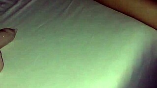 Sexy Roxy in tight shorts sneaks over at midnight for wild action!