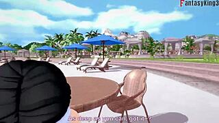 Yor Forger's Bikini Pool Sex In Fantasy!