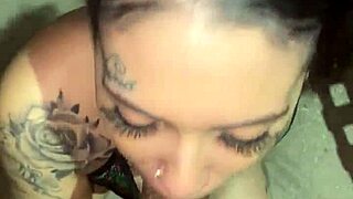 Trizzy Sucks Massive Black Cock Like a True Princess