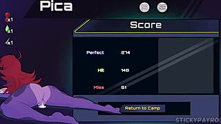 This cute goth girl enjoys her big ass and pussy in the pornplay hentai game. 😈 Part 1