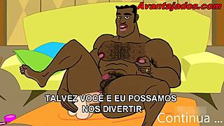 desenho gay o negro e o jardineiro