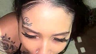 Trizzy Sucks Massive Black Cock Like a True Princess