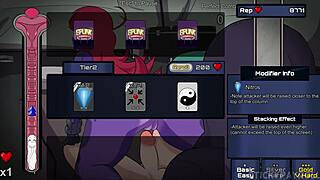 This cute goth girl enjoys her big ass and pussy in the pornplay hentai game. 😈 Part 1