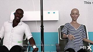 Blonde learns acting by posing nude in episode 1