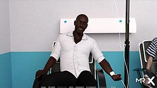 Blonde learns acting by posing nude in episode 1