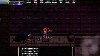 Sealed cave nest in erotic game setting