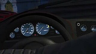 Experience the dirty side of a blonde prostitute in GTA V POV