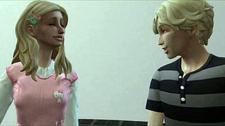 Stepbrother and stepsister's forbidden love: an 18-year-old's first time