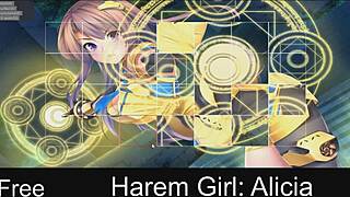 harem girl alicia in anime game