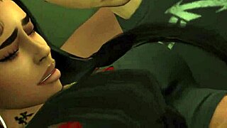 Wicked Whims porn video with Sims 4 stars at college party