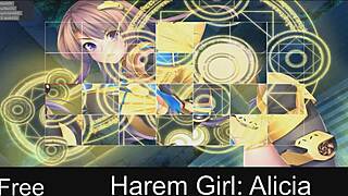 harem girl alicia in anime game