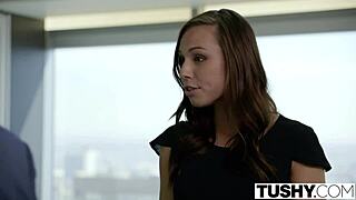 Tushy Young Assistant Aidra Fox Takes Deep Anal Pounding in Office