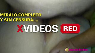 Husband fucks wife hard in early morning trailer.