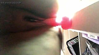 Fat ebony pussy drips wet fucking toys POV squirting clothes ripped dripping solo cum