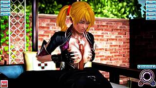 Big tits blonde gets a good fuck in this hentai animation