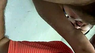 rear view gagging with choking and deepthroat 😈