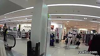 Ravishing Czech Girl Seduced at Shopping Centre and Drilled Hard in POV