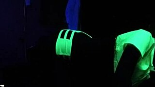 Dayanara's Black Light Sex POV Action!