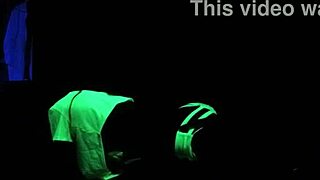 Dayanara's Black Light Sex POV Action!