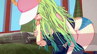 Miss Kobayashi's Dragon Maid parody with Lucoa