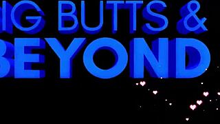 Serena santos shows off her big butt