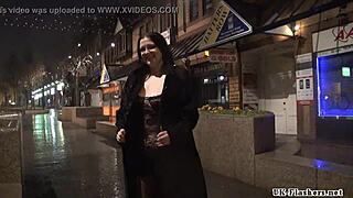 fat amateur emma flashes nude in public as voyeur bbw babe