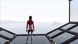 Anime porn with hot brunette in Fallout 4 dress #204