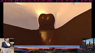 Yareel’s big black cock adventure with Jonnystone in Second Life