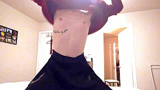 trying something new with anal play and assfucking in a sexy dress