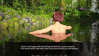 John Fucks Audrey & Lizzie In Dusklight Manor River