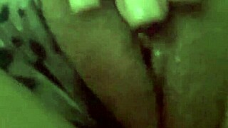 Fat BBW solo pussy dripping wet in close-up