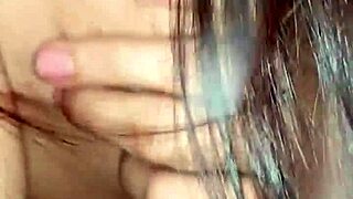Asian cowgirl gets messy with hot load