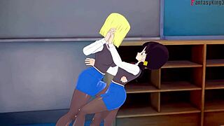 Android 18 And Videl Lesbian Sex In Dragon Ball Zex