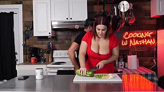 im always horny in the kitchen with big tits