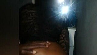 african amateur takes monster cock in doggy style, showcasing her big ass