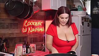 im always horny in the kitchen with big tits