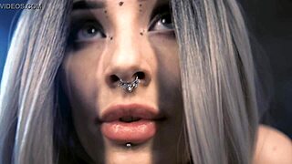 Teen in Cosplay Gets Oiled Up for Wet Fun