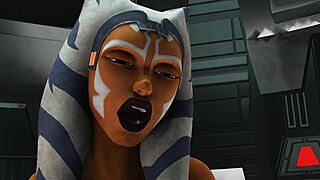 Cartoon porn with Maledom and Star Wars theme