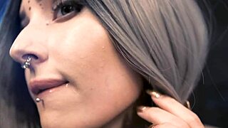 Teen in Cosplay Gets Oiled Up for Wet Fun