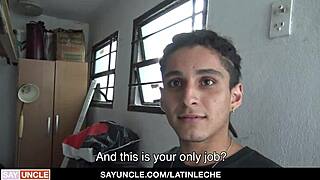 Latinleche - Latino Sucks and Fucks Boss Cock for Cash!