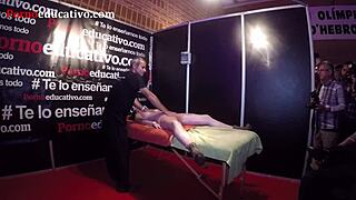 erotic massage leads to intense fingering and orgasm