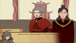 four elements trainer book 4 love part 50 - korra gets assfucked in bed