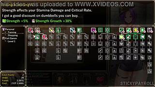 want to see karryn's pussy wrecked by monster in hentai prison part 4?