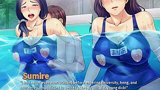 The notorious neighbor is cumming for his wives in all these sex scenes, part 2.