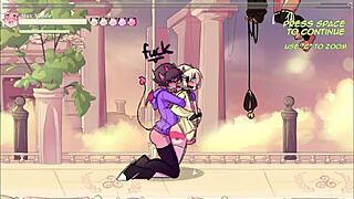 Max the Elf's erotic scenes in a popular hentai game