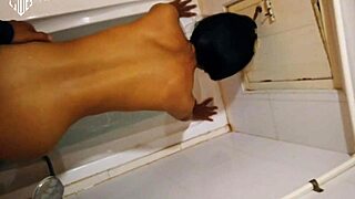 i fuck my asian schoolgirl girlfriend in the bathroom with sloppy pussy action