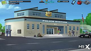 Summertime Saga gameplay: Hot bathroom scene with a steamy blowjob