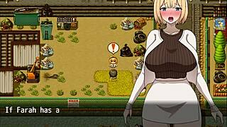 Farah The Otherworld Hero Gets Trapped On The Roof And Sucks Big Asses In Hentai Fetish