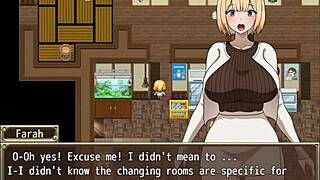 Farah The Otherworld Hero Gets Trapped On The Roof And Sucks Big Asses In Hentai Fetish